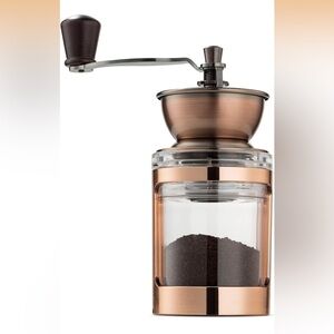 Manual Coffee Grinder with Copper Finish